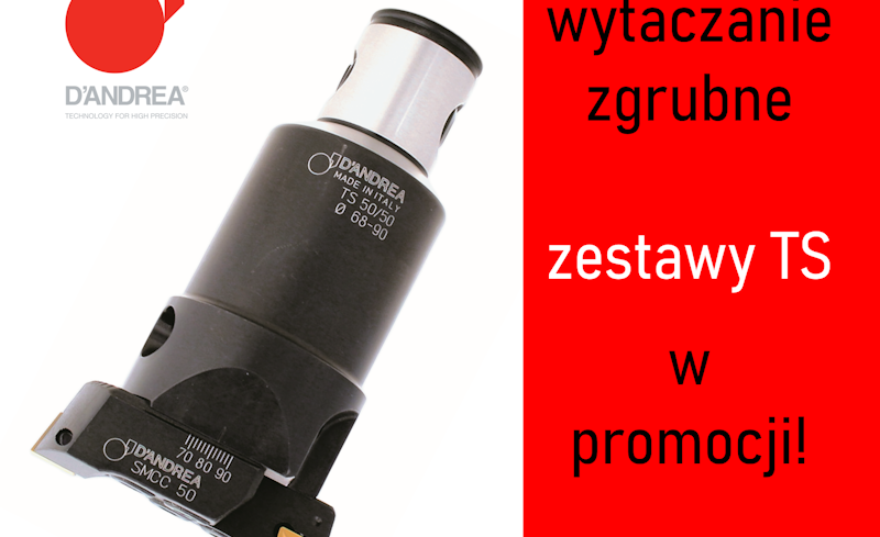Promocja - głowice do wytaczania zgrubnego w zestawie z nożem